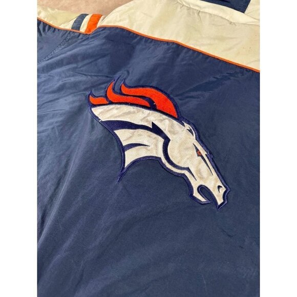 Vintage G III Apparel NFL Mens Quilted Windbreaker Jacket Denver Broncos L - Picture 8 of 14